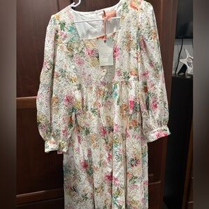 JessaKae Multicolor Floral Lace Dress